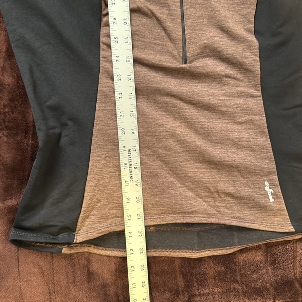Shebeest Brown/Black Women's Long Sleeve 1/2 Zip Bike Jersey XL - Picture 9 of 9